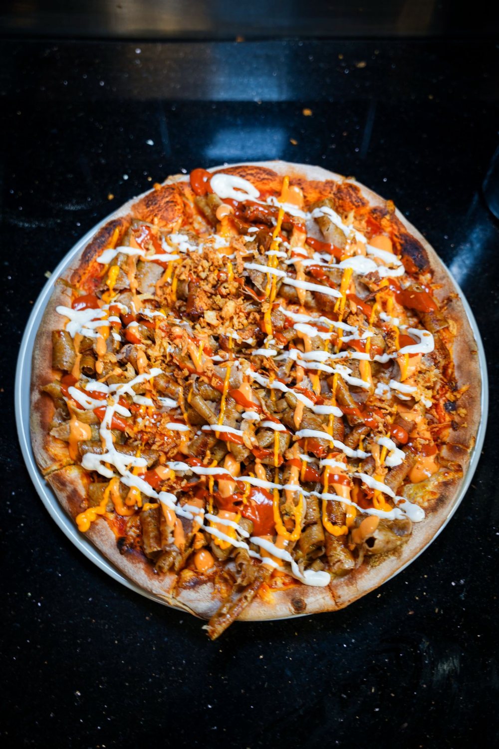 Döner Pizza von Bull's Döner
